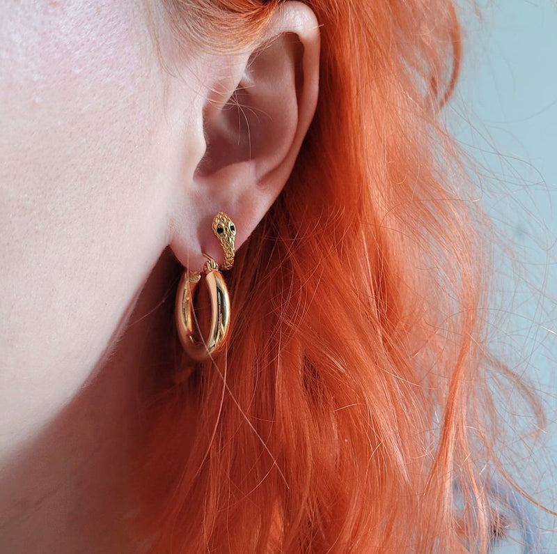 Slytherin earrings on sale